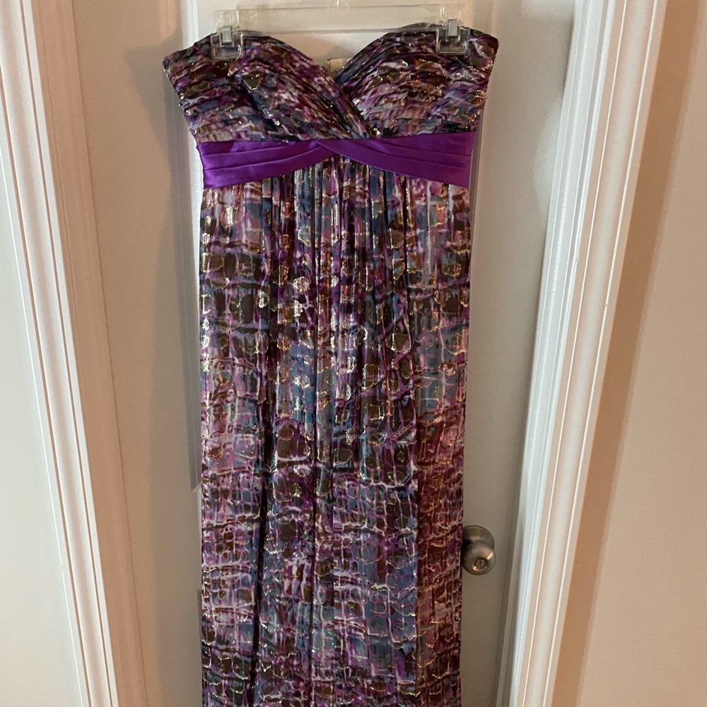 WOMENS BCBG MAXAZRIA PURPLE DRESS - SIZE 4